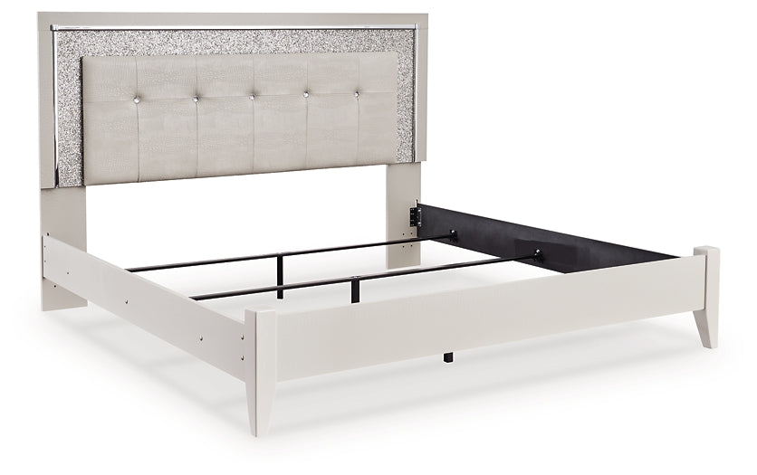 Zyniden Upholstered Panel Bed