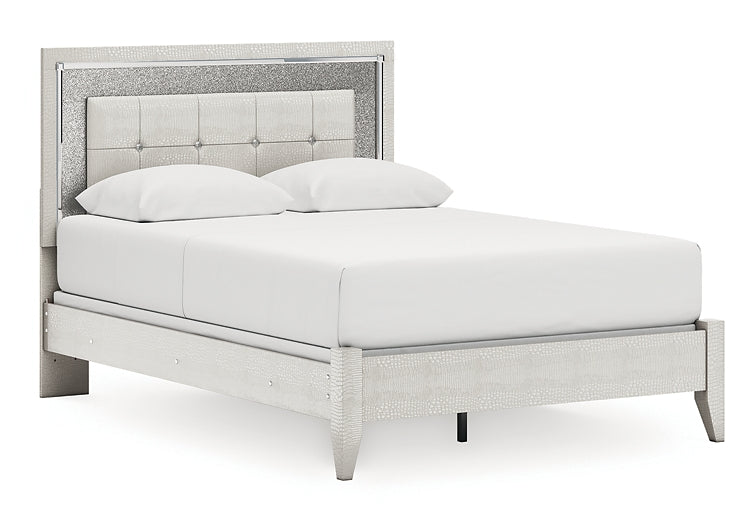 Zyniden Upholstered Panel Bed