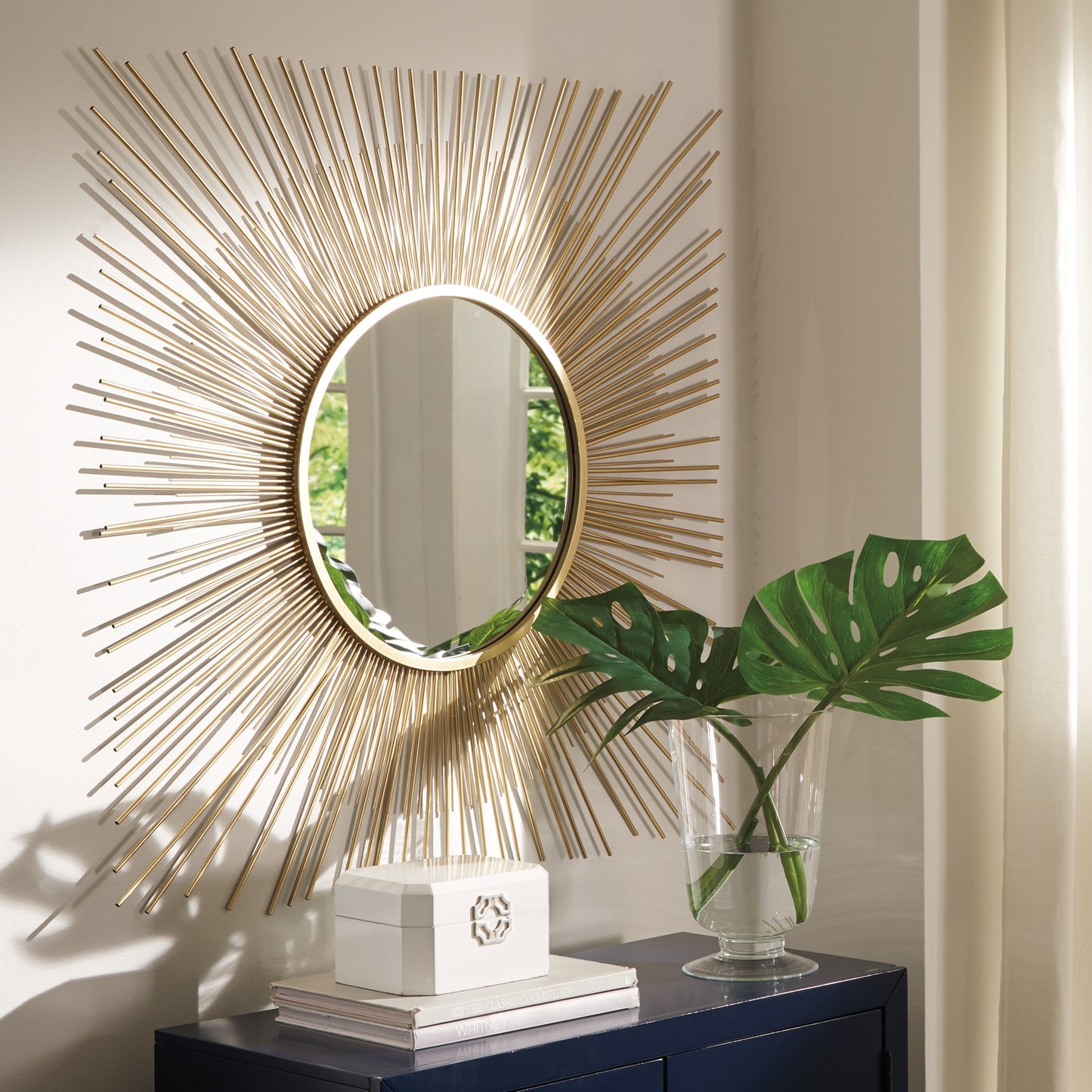 Elspeth Accent Mirror Milwaukee Furniture of Chicago - Furniture Store in Chicago Serving Humbolt Park, Roscoe Village, Avondale, & Homan Square