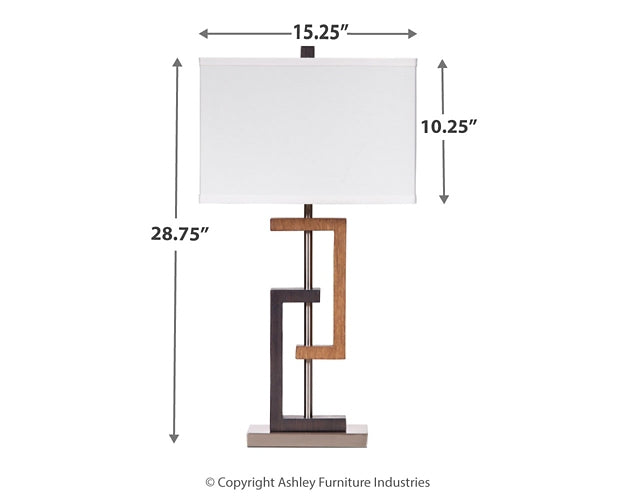 Syler Poly Table Lamp (2/CN) Milwaukee Furniture of Chicago - Furniture Store in Chicago Serving Humbolt Park, Roscoe Village, Avondale, & Homan Square