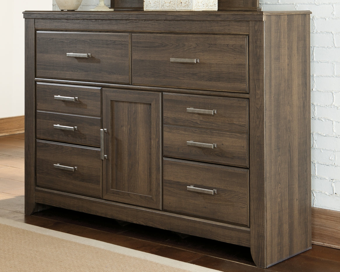 Juararo Six Drawer Dresser Milwaukee Furniture of Chicago - Furniture Store in Chicago Serving Humbolt Park, Roscoe Village, Avondale, & Homan Square