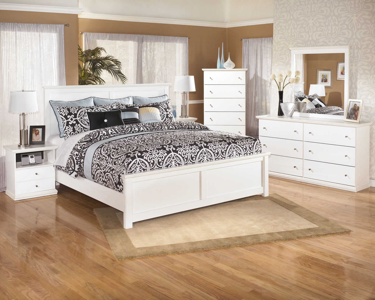 Bostwick Shoals One Drawer Night Stand Milwaukee Furniture of Chicago - Furniture Store in Chicago Serving Humbolt Park, Roscoe Village, Avondale, & Homan Square