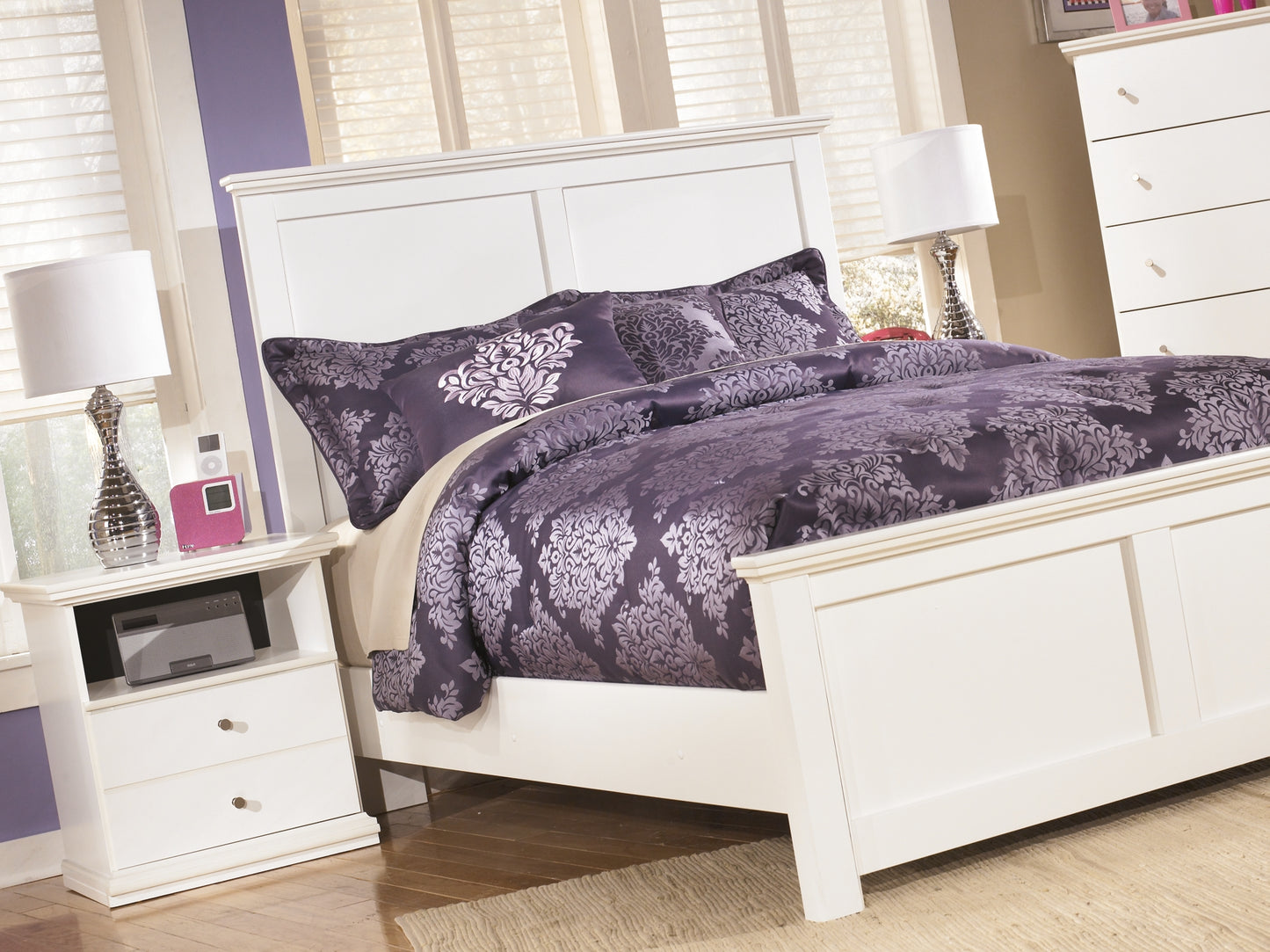 Bostwick Shoals One Drawer Night Stand Milwaukee Furniture of Chicago - Furniture Store in Chicago Serving Humbolt Park, Roscoe Village, Avondale, & Homan Square