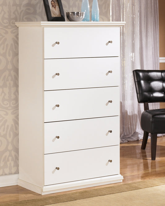 Bostwick Shoals Five Drawer Chest Milwaukee Furniture of Chicago - Furniture Store in Chicago Serving Humbolt Park, Roscoe Village, Avondale, & Homan Square