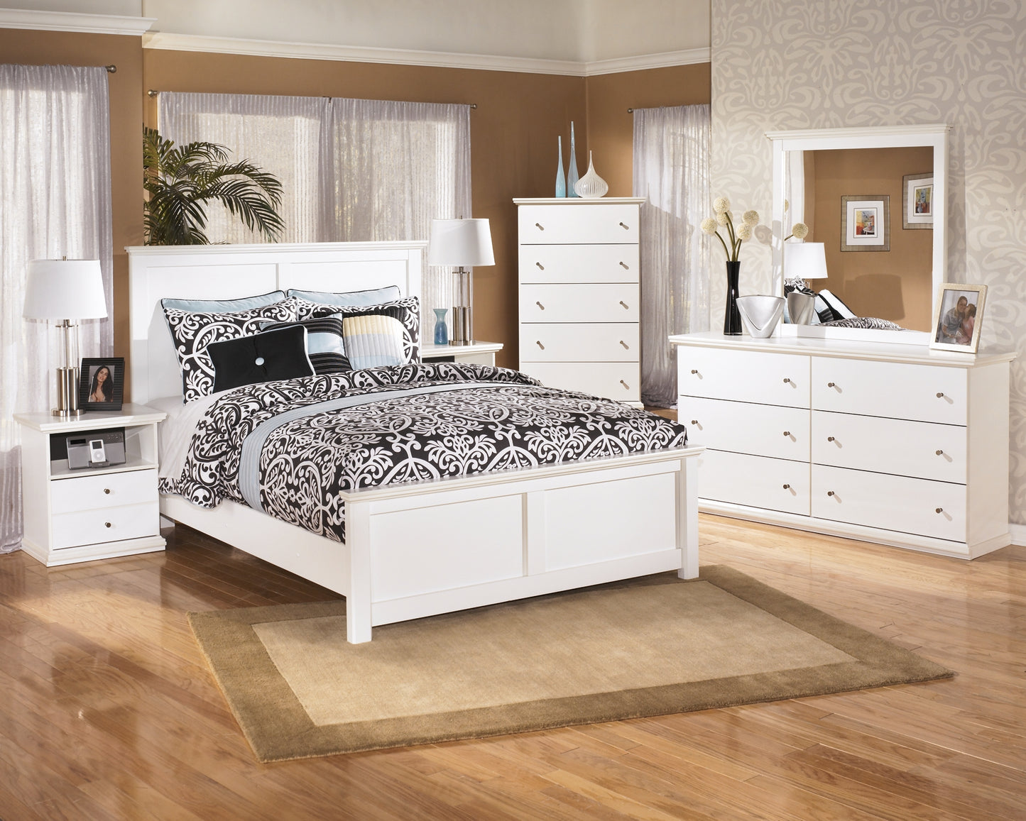 Bostwick Shoals Five Drawer Chest Milwaukee Furniture of Chicago - Furniture Store in Chicago Serving Humbolt Park, Roscoe Village, Avondale, & Homan Square