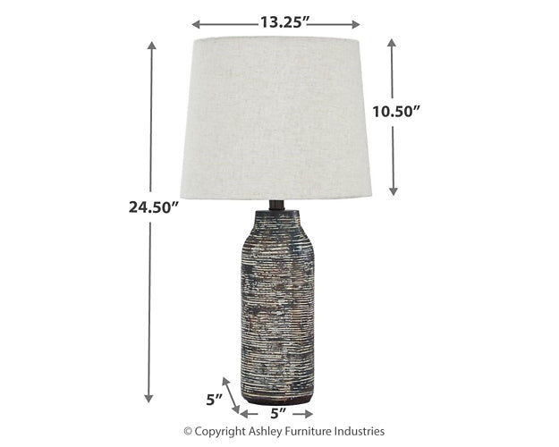 Mahima Paper Table Lamp (2/CN) Milwaukee Furniture of Chicago - Furniture Store in Chicago Serving Humbolt Park, Roscoe Village, Avondale, & Homan Square