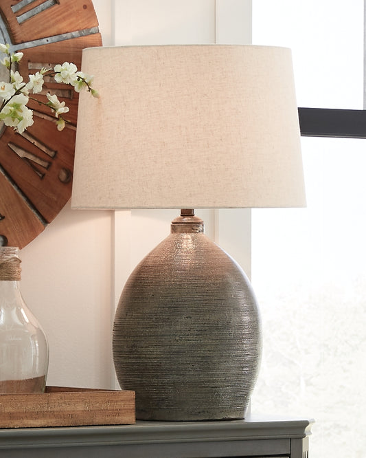 Joyelle Terracotta Table Lamp (1/CN) Milwaukee Furniture of Chicago - Furniture Store in Chicago Serving Humbolt Park, Roscoe Village, Avondale, & Homan Square