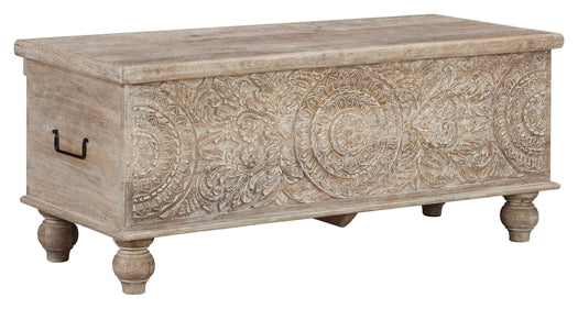 Fossil Ridge Storage Bench Milwaukee Furniture of Chicago - Furniture Store in Chicago Serving Humbolt Park, Roscoe Village, Avondale, & Homan Square