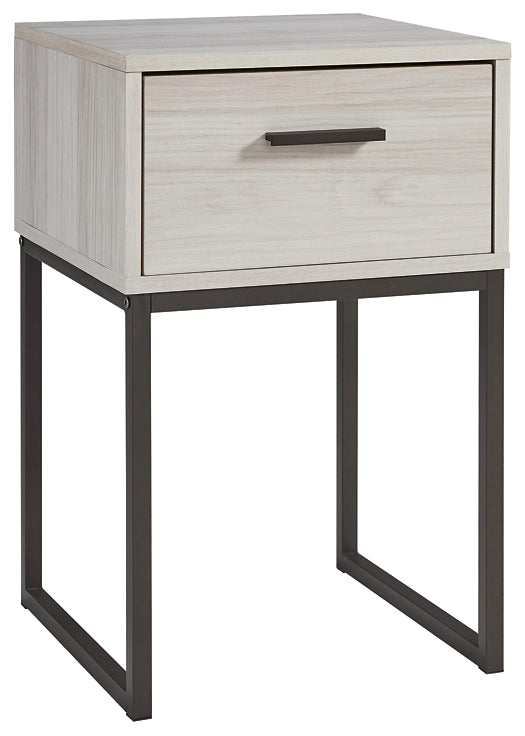 Socalle One Drawer Night Stand Milwaukee Furniture of Chicago - Furniture Store in Chicago Serving Humbolt Park, Roscoe Village, Avondale, & Homan Square