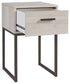 Socalle One Drawer Night Stand Milwaukee Furniture of Chicago - Furniture Store in Chicago Serving Humbolt Park, Roscoe Village, Avondale, & Homan Square