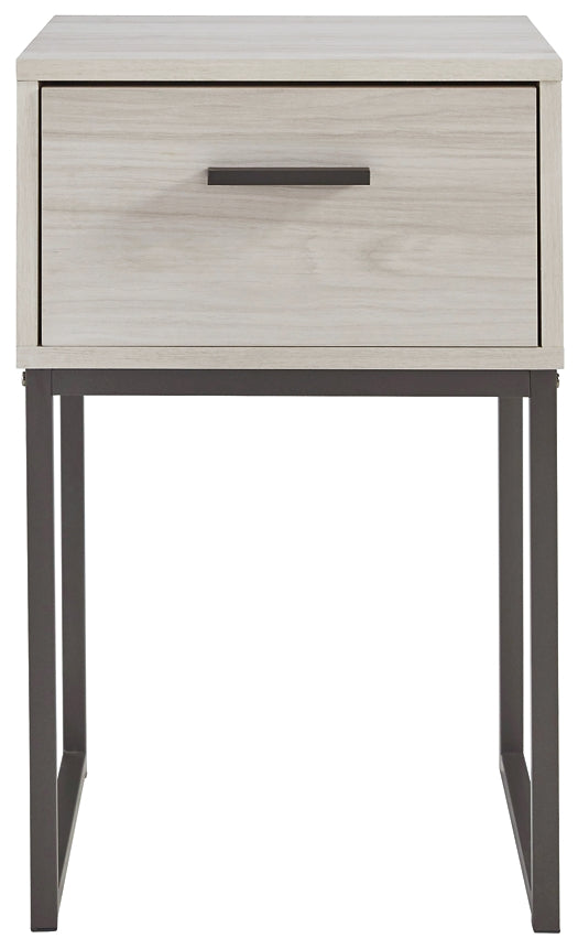 Socalle One Drawer Night Stand Milwaukee Furniture of Chicago - Furniture Store in Chicago Serving Humbolt Park, Roscoe Village, Avondale, & Homan Square