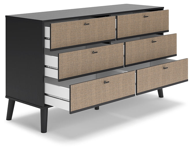 Charlang Six Drawer Dresser Milwaukee Furniture of Chicago - Furniture Store in Chicago Serving Humbolt Park, Roscoe Village, Avondale, & Homan Square