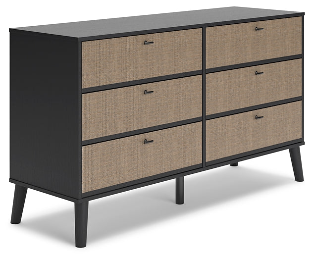Charlang Six Drawer Dresser Milwaukee Furniture of Chicago - Furniture Store in Chicago Serving Humbolt Park, Roscoe Village, Avondale, & Homan Square