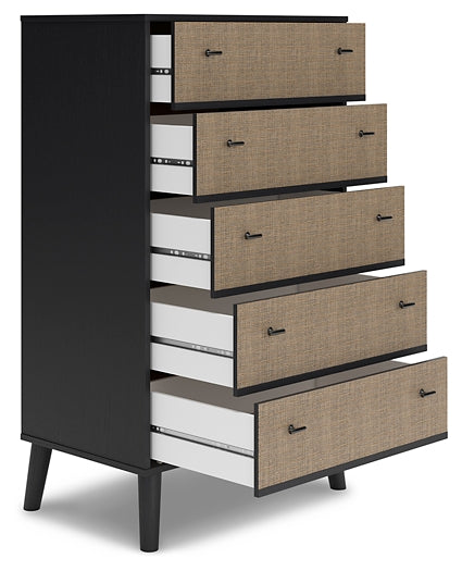 Charlang Five Drawer Chest Milwaukee Furniture of Chicago - Furniture Store in Chicago Serving Humbolt Park, Roscoe Village, Avondale, & Homan Square