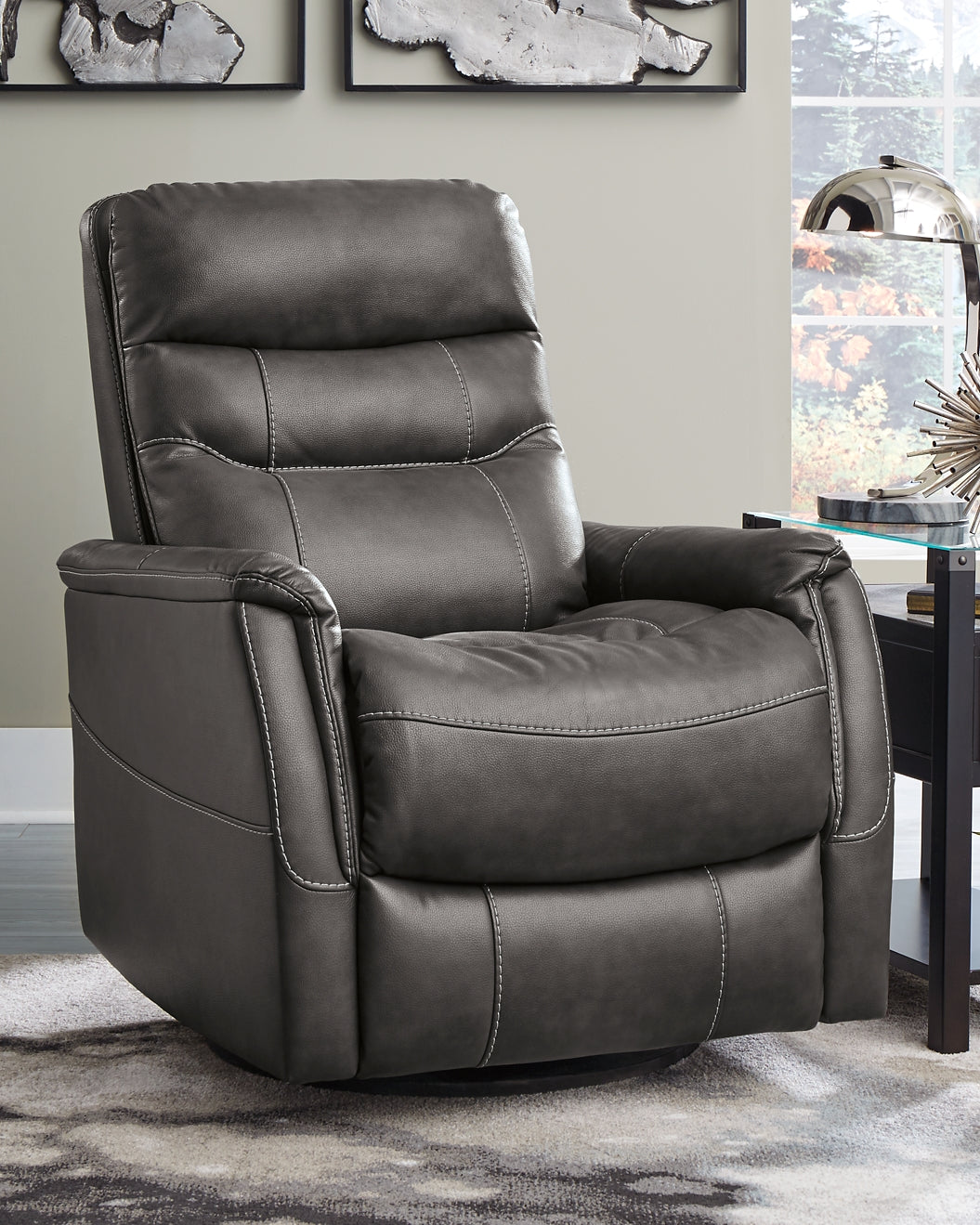 Riptyme Swivel Glider Recliner Milwaukee Furniture of Chicago - Furniture Store in Chicago Serving Humbolt Park, Roscoe Village, Avondale, & Homan Square