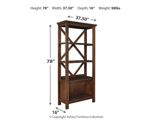 Baldridge Large Bookcase Milwaukee Furniture of Chicago - Furniture Store in Chicago Serving Humbolt Park, Roscoe Village, Avondale, & Homan Square