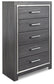 Lodanna Five Drawer Chest Milwaukee Furniture of Chicago - Furniture Store in Chicago Serving Humbolt Park, Roscoe Village, Avondale, & Homan Square