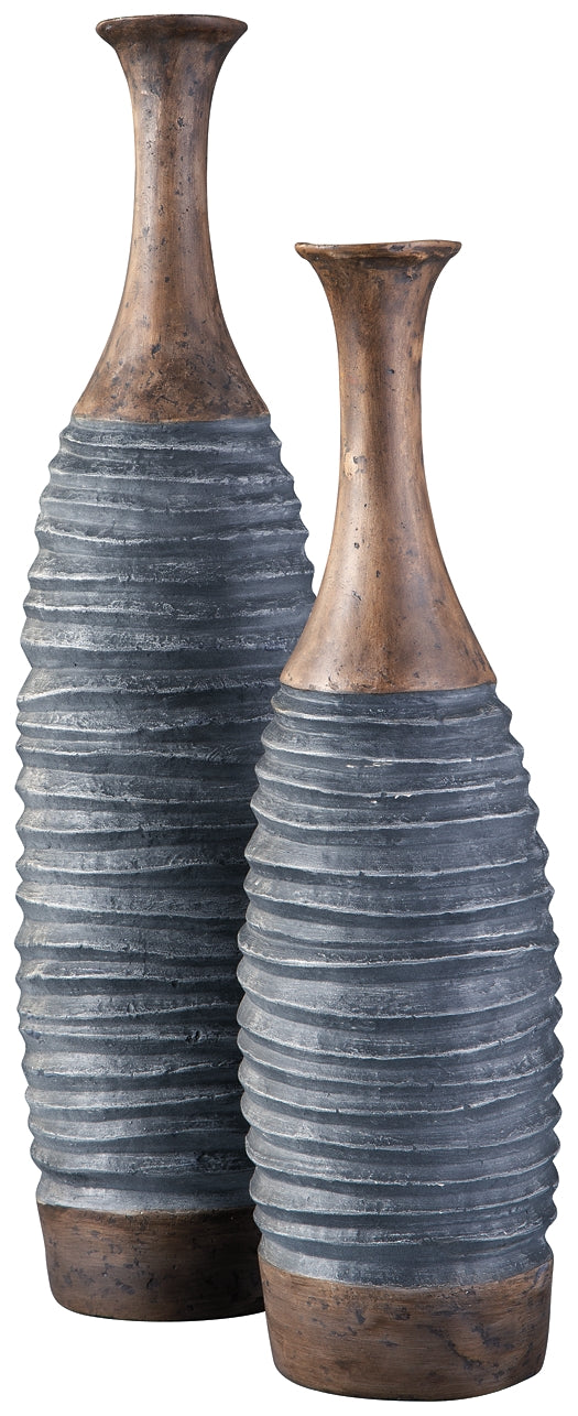 Blayze Vase Set (2/CN) Milwaukee Furniture of Chicago - Furniture Store in Chicago Serving Humbolt Park, Roscoe Village, Avondale, & Homan Square