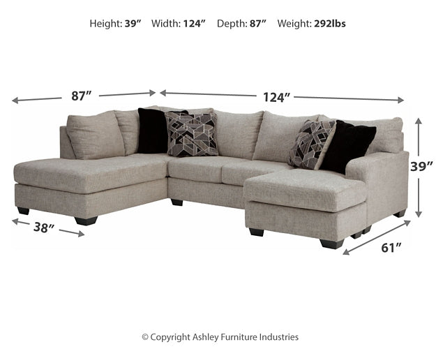 Megginson 2-Piece Sectional with Chaise Milwaukee Furniture of Chicago - Furniture Store in Chicago Serving Humbolt Park, Roscoe Village, Avondale, & Homan Square