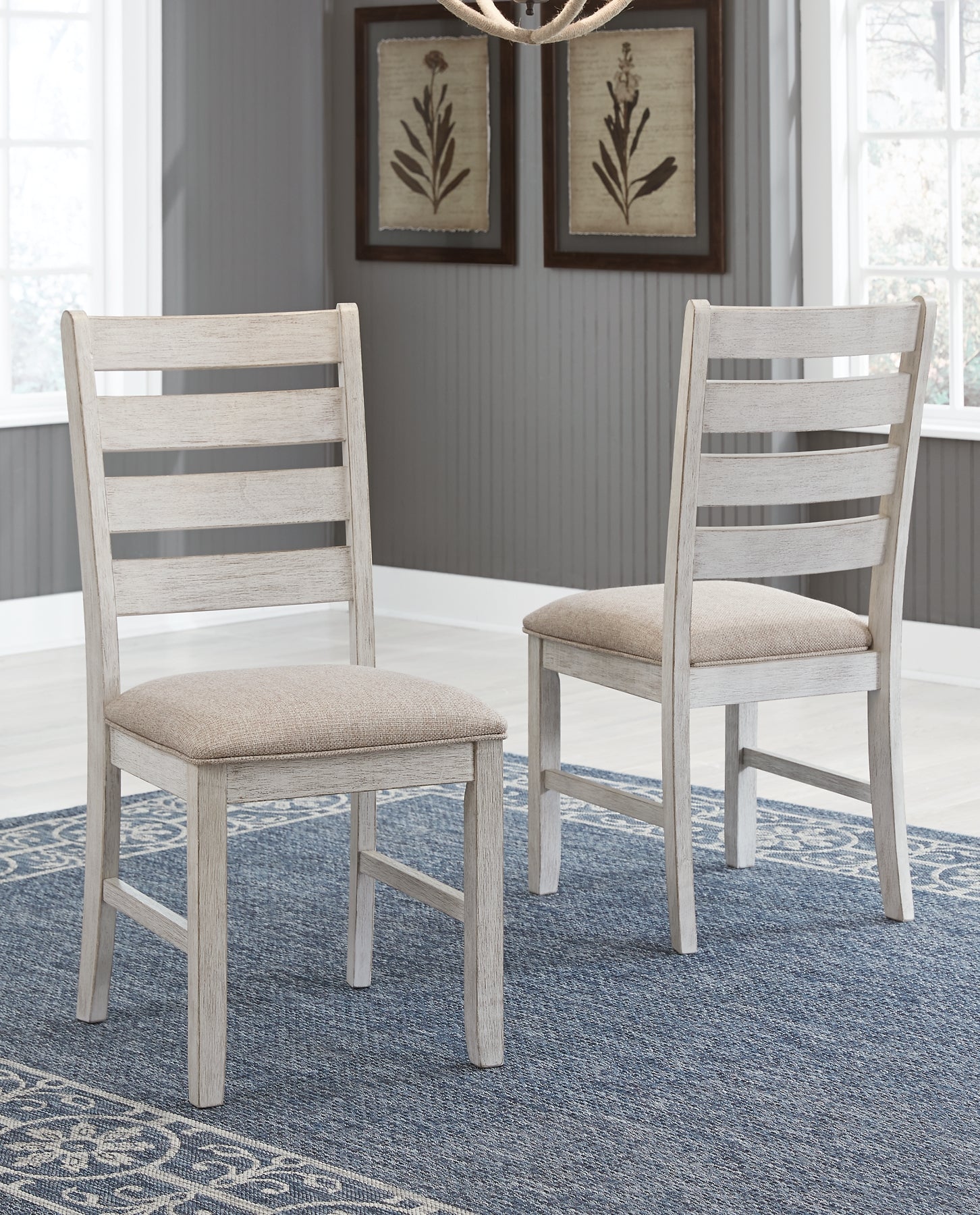Skempton Dining UPH Side Chair (2/CN) Milwaukee Furniture of Chicago - Furniture Store in Chicago Serving Humbolt Park, Roscoe Village, Avondale, & Homan Square