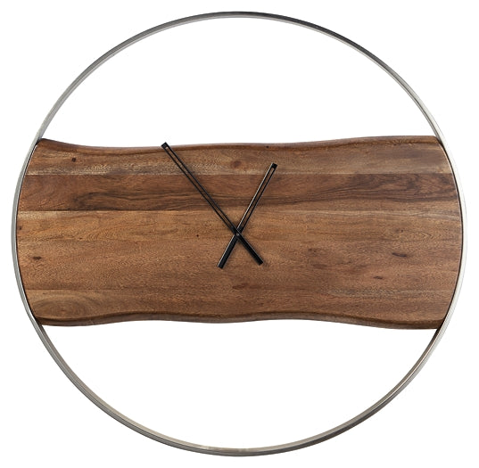 Panchali Wall Clock Milwaukee Furniture of Chicago - Furniture Store in Chicago Serving Humbolt Park, Roscoe Village, Avondale, & Homan Square