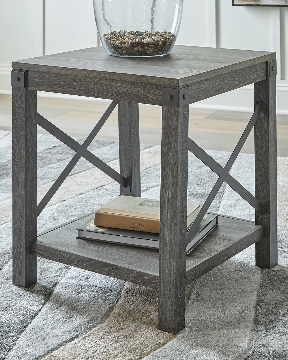 Freedan Square End Table Milwaukee Furniture of Chicago - Furniture Store in Chicago Serving Humbolt Park, Roscoe Village, Avondale, & Homan Square