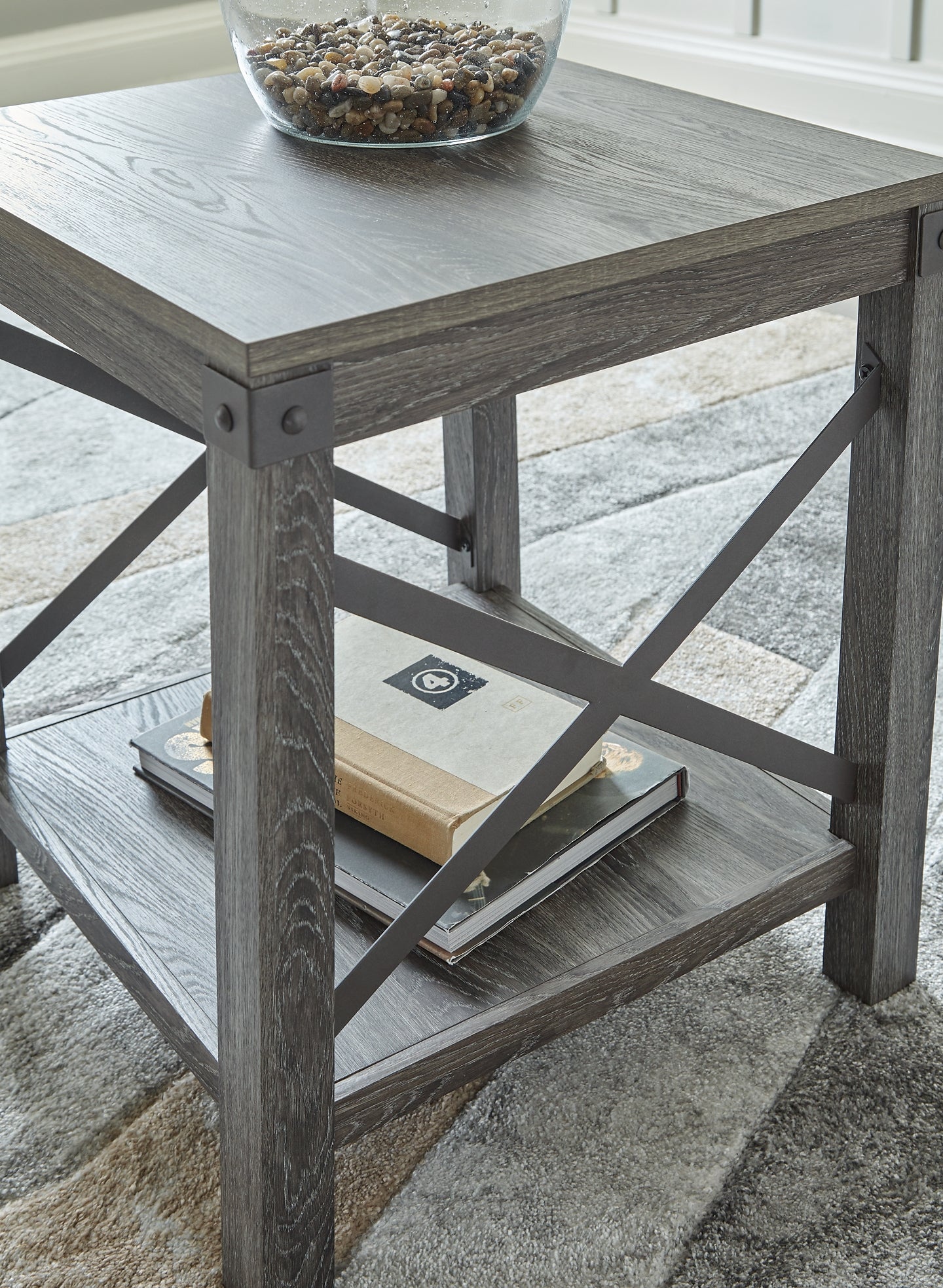 Freedan Square End Table Milwaukee Furniture of Chicago - Furniture Store in Chicago Serving Humbolt Park, Roscoe Village, Avondale, & Homan Square