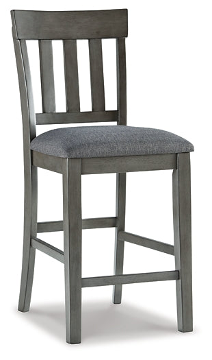 Hallanden Upholstered Barstool (2/CN) Milwaukee Furniture of Chicago - Furniture Store in Chicago Serving Humbolt Park, Roscoe Village, Avondale, & Homan Square