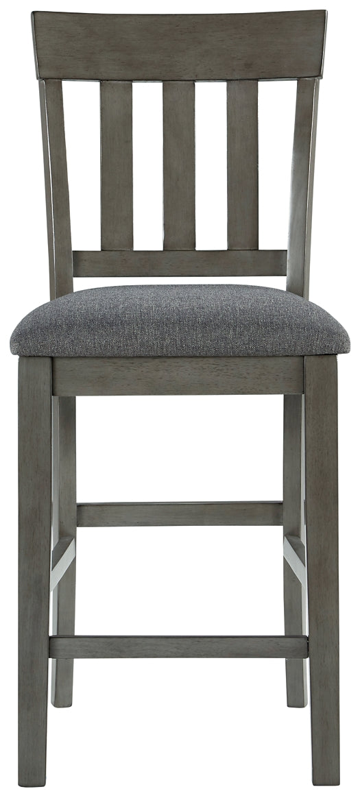 Hallanden Upholstered Barstool (2/CN) Milwaukee Furniture of Chicago - Furniture Store in Chicago Serving Humbolt Park, Roscoe Village, Avondale, & Homan Square