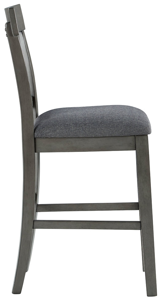 Hallanden Upholstered Barstool (2/CN) Milwaukee Furniture of Chicago - Furniture Store in Chicago Serving Humbolt Park, Roscoe Village, Avondale, & Homan Square