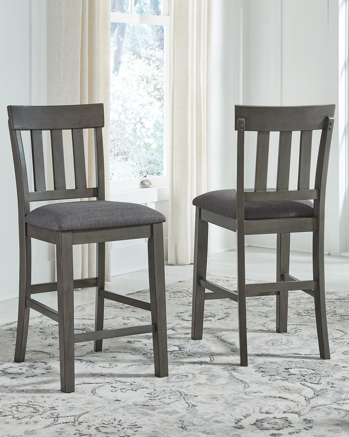 Hallanden Upholstered Barstool (2/CN) Milwaukee Furniture of Chicago - Furniture Store in Chicago Serving Humbolt Park, Roscoe Village, Avondale, & Homan Square