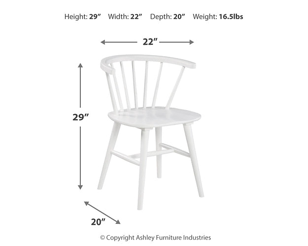 Grannen Dining Room Side Chair (2/CN) Milwaukee Furniture of Chicago - Furniture Store in Chicago Serving Humbolt Park, Roscoe Village, Avondale, & Homan Square