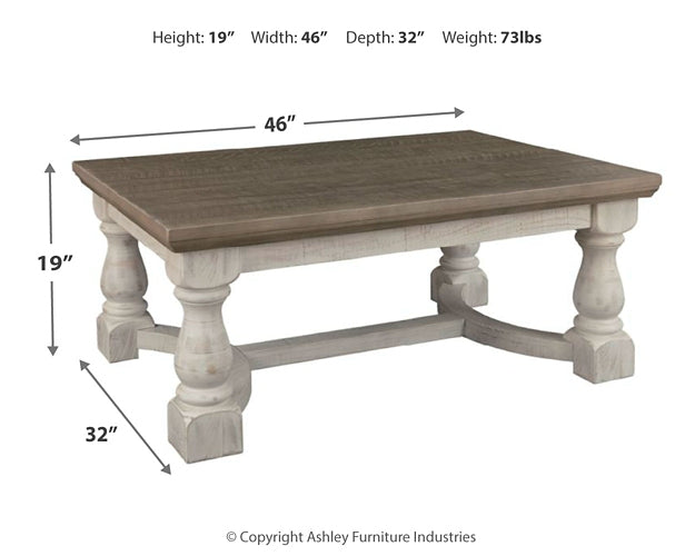 Havalance Rectangular Cocktail Table Milwaukee Furniture of Chicago - Furniture Store in Chicago Serving Humbolt Park, Roscoe Village, Avondale, & Homan Square