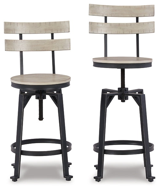 Karisslyn Swivel Barstool (2/CN) Milwaukee Furniture of Chicago - Furniture Store in Chicago Serving Humbolt Park, Roscoe Village, Avondale, & Homan Square