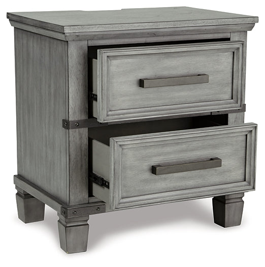 Russelyn Two Drawer Night Stand Milwaukee Furniture of Chicago - Furniture Store in Chicago Serving Humbolt Park, Roscoe Village, Avondale, & Homan Square