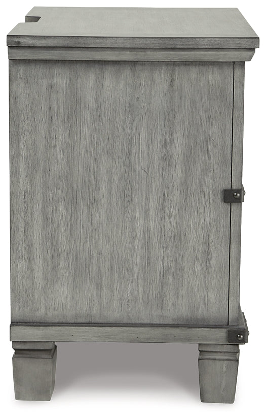 Russelyn Two Drawer Night Stand Milwaukee Furniture of Chicago - Furniture Store in Chicago Serving Humbolt Park, Roscoe Village, Avondale, & Homan Square