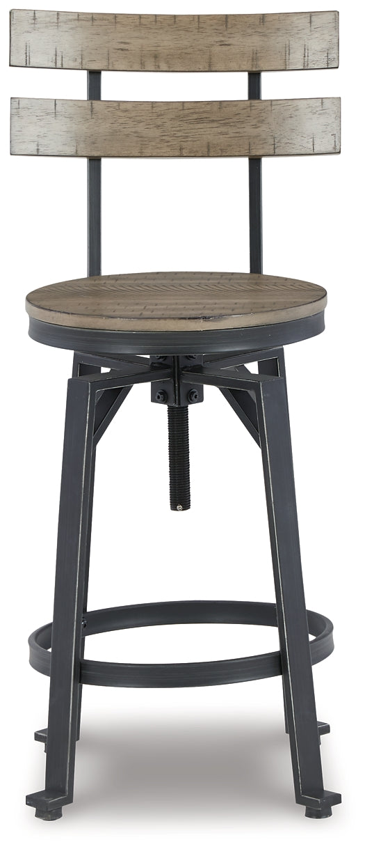 Lesterton Swivel Barstool (2/CN) Milwaukee Furniture of Chicago - Furniture Store in Chicago Serving Humbolt Park, Roscoe Village, Avondale, & Homan Square