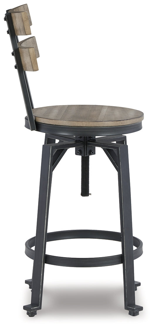 Lesterton Swivel Barstool (2/CN) Milwaukee Furniture of Chicago - Furniture Store in Chicago Serving Humbolt Park, Roscoe Village, Avondale, & Homan Square