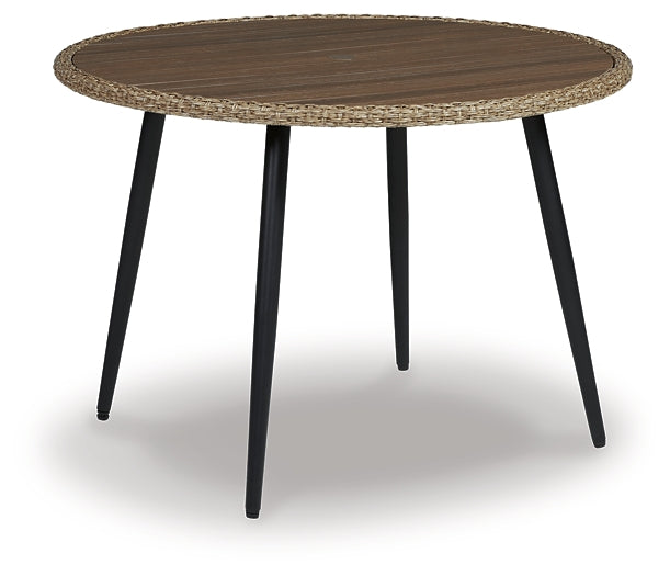 Amaris Round Dining Table Milwaukee Furniture of Chicago - Furniture Store in Chicago Serving Humbolt Park, Roscoe Village, Avondale, & Homan Square
