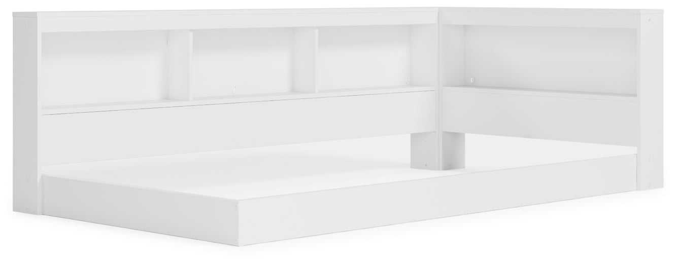 Piperton Twin Bookcase Storage Bed Milwaukee Furniture of Chicago - Furniture Store in Chicago Serving Humbolt Park, Roscoe Village, Avondale, & Homan Square