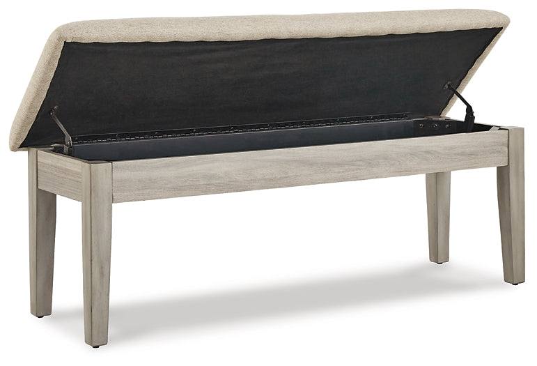 Parellen Upholstered Storage Bench Milwaukee Furniture of Chicago - Furniture Store in Chicago Serving Humbolt Park, Roscoe Village, Avondale, & Homan Square