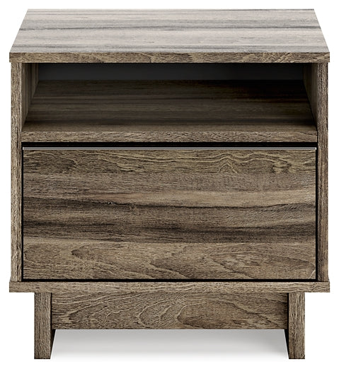 Shallifer One Drawer Night Stand Milwaukee Furniture of Chicago - Furniture Store in Chicago Serving Humbolt Park, Roscoe Village, Avondale, & Homan Square