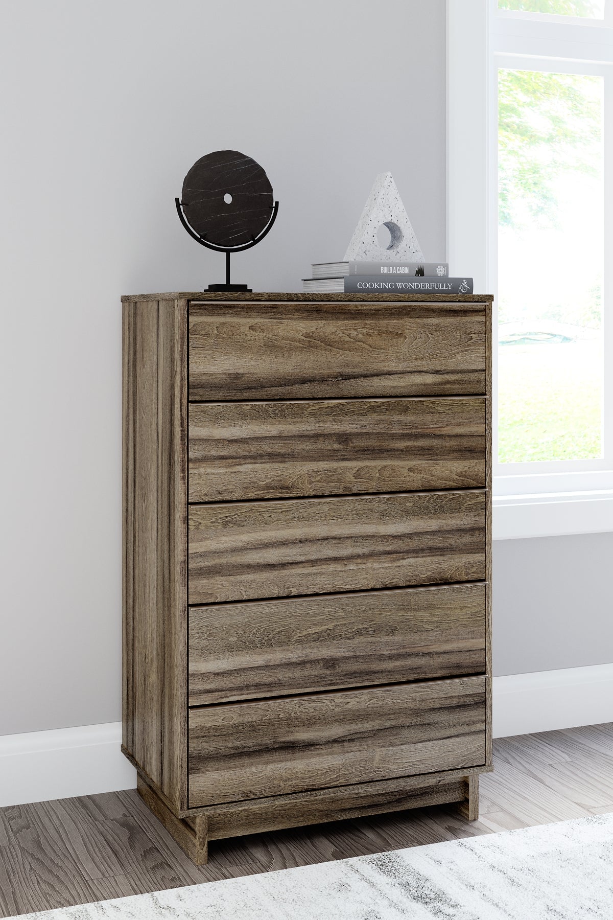 Shallifer Five Drawer Chest Milwaukee Furniture of Chicago - Furniture Store in Chicago Serving Humbolt Park, Roscoe Village, Avondale, & Homan Square