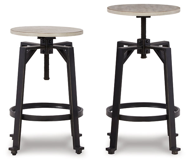 Karisslyn Swivel Stool (2/CN) Milwaukee Furniture of Chicago - Furniture Store in Chicago Serving Humbolt Park, Roscoe Village, Avondale, & Homan Square