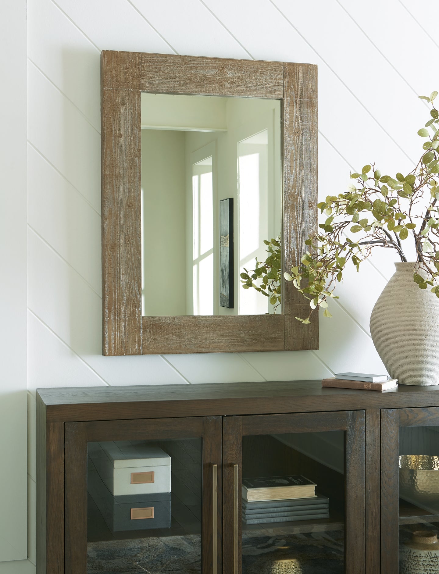 Waltleigh Accent Mirror Milwaukee Furniture of Chicago - Furniture Store in Chicago Serving Humbolt Park, Roscoe Village, Avondale, & Homan Square