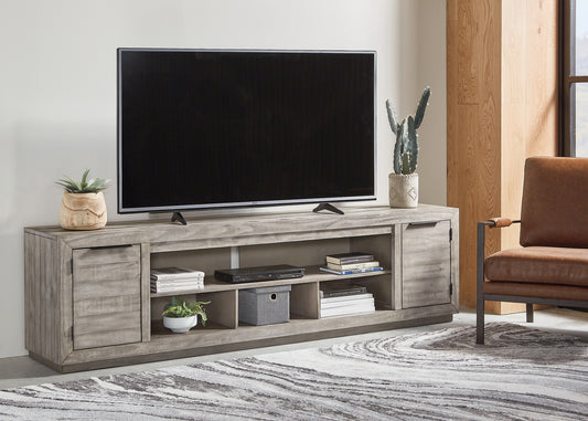 Naydell XL TV Stand w/Fireplace Option Milwaukee Furniture of Chicago - Furniture Store in Chicago Serving Humbolt Park, Roscoe Village, Avondale, & Homan Square