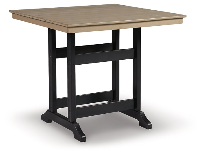 Fairen Trail Square Counter TBL w/UMB OPT Milwaukee Furniture of Chicago - Furniture Store in Chicago Serving Humbolt Park, Roscoe Village, Avondale, & Homan Square