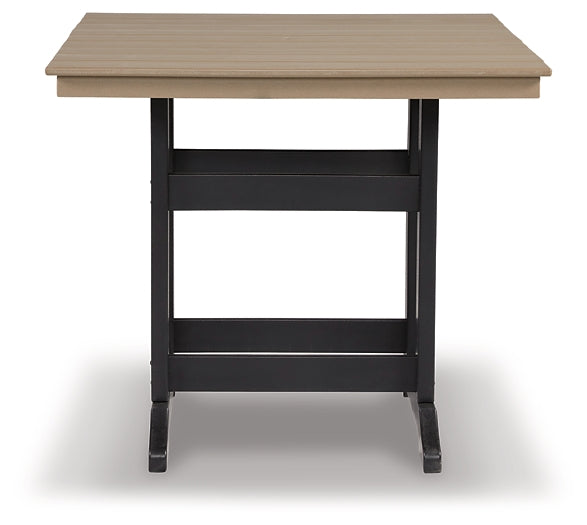 Fairen Trail Square Counter TBL w/UMB OPT Milwaukee Furniture of Chicago - Furniture Store in Chicago Serving Humbolt Park, Roscoe Village, Avondale, & Homan Square