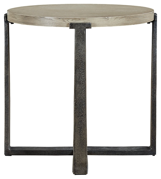 Dalenville Round End Table Milwaukee Furniture of Chicago - Furniture Store in Chicago Serving Humbolt Park, Roscoe Village, Avondale, & Homan Square
