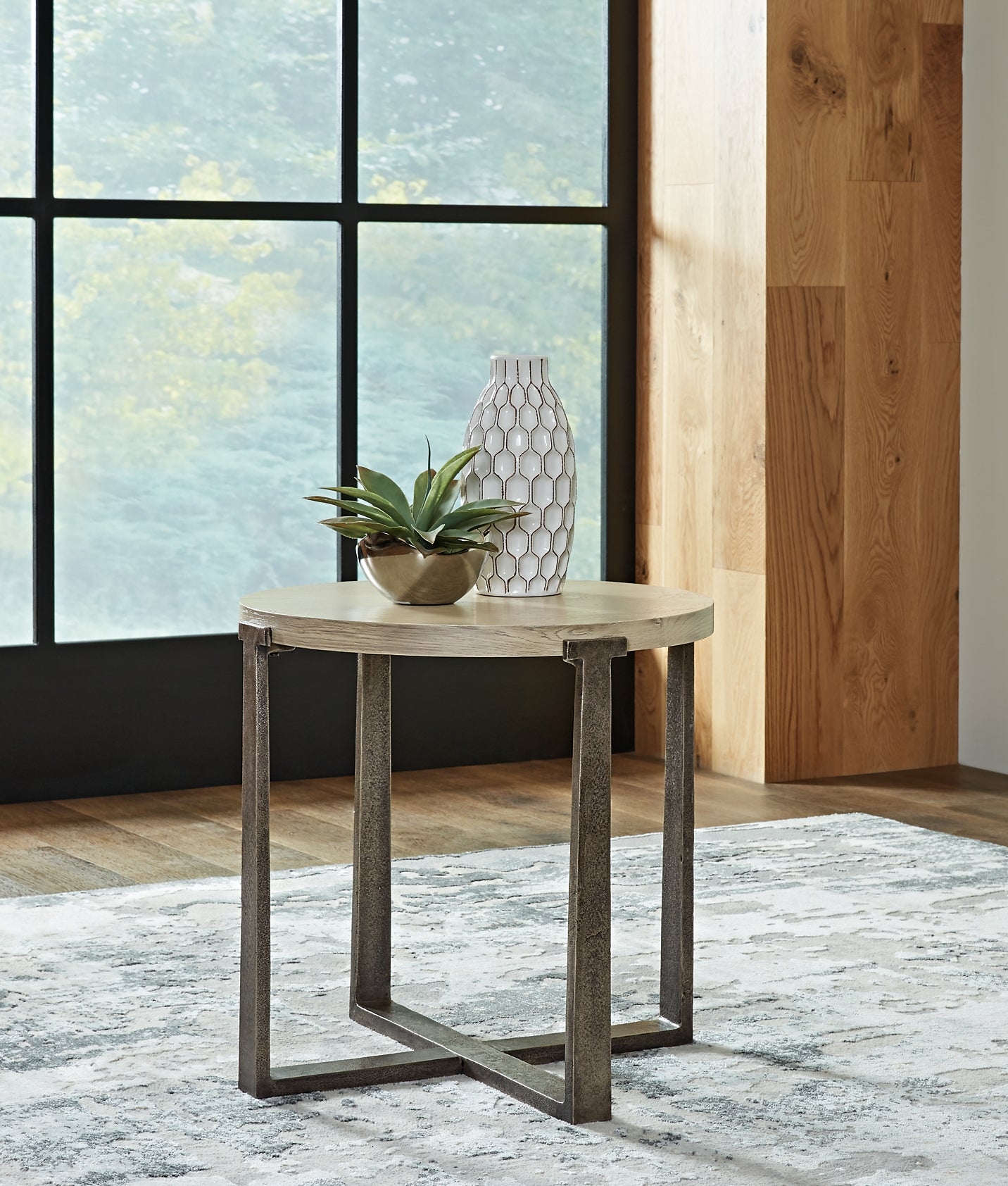 Dalenville Round End Table Milwaukee Furniture of Chicago - Furniture Store in Chicago Serving Humbolt Park, Roscoe Village, Avondale, & Homan Square